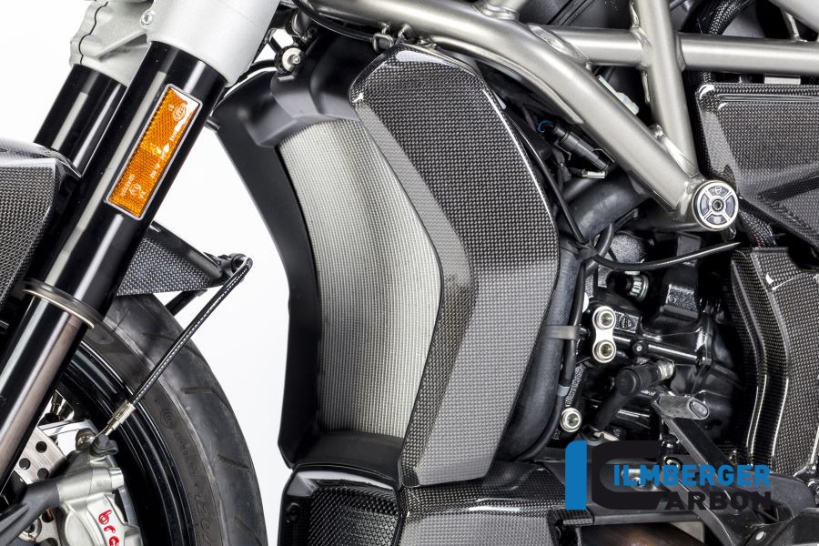 Wasserkühlerabdeckung links glanz 