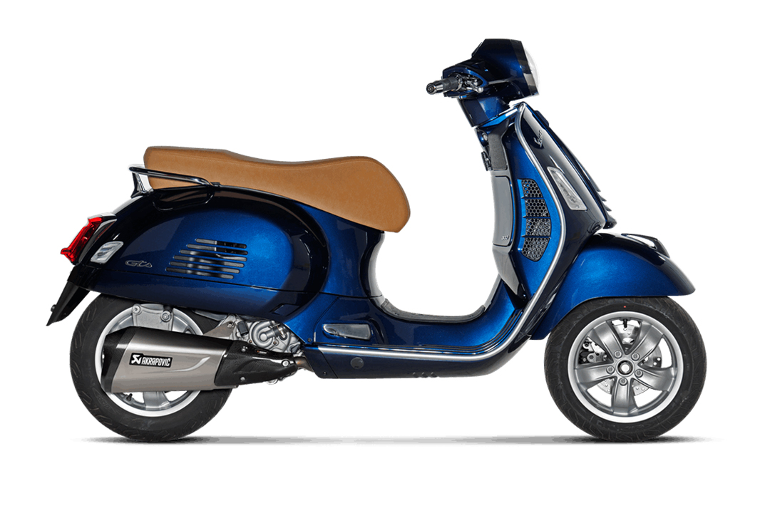 Akrapovic Slip-On Line (SS) Exhaust for Vespa GTS 300 / Sei Giorni / TECH 2021-