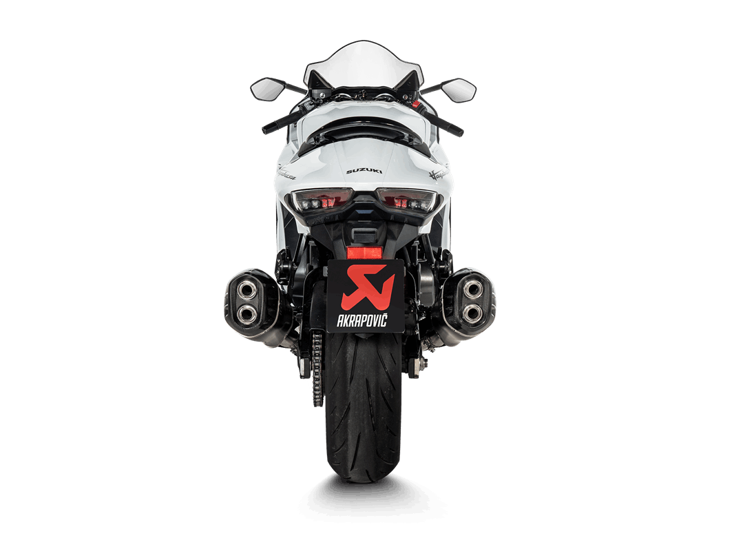 Akrapovic Slip-On Line (Titanium) Exhaust for Suzuki GSX1300R Hayabusa Model Year 2021-2025