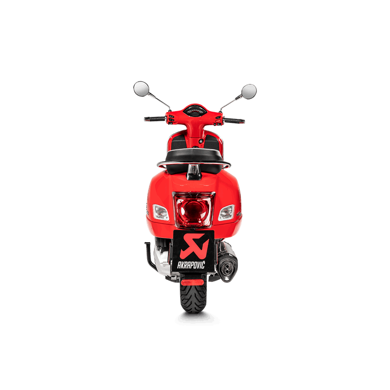Akrapovic Slip-On Line (SS) silencer for Vespa GTS 125/150 i.e Super year 2009-2016