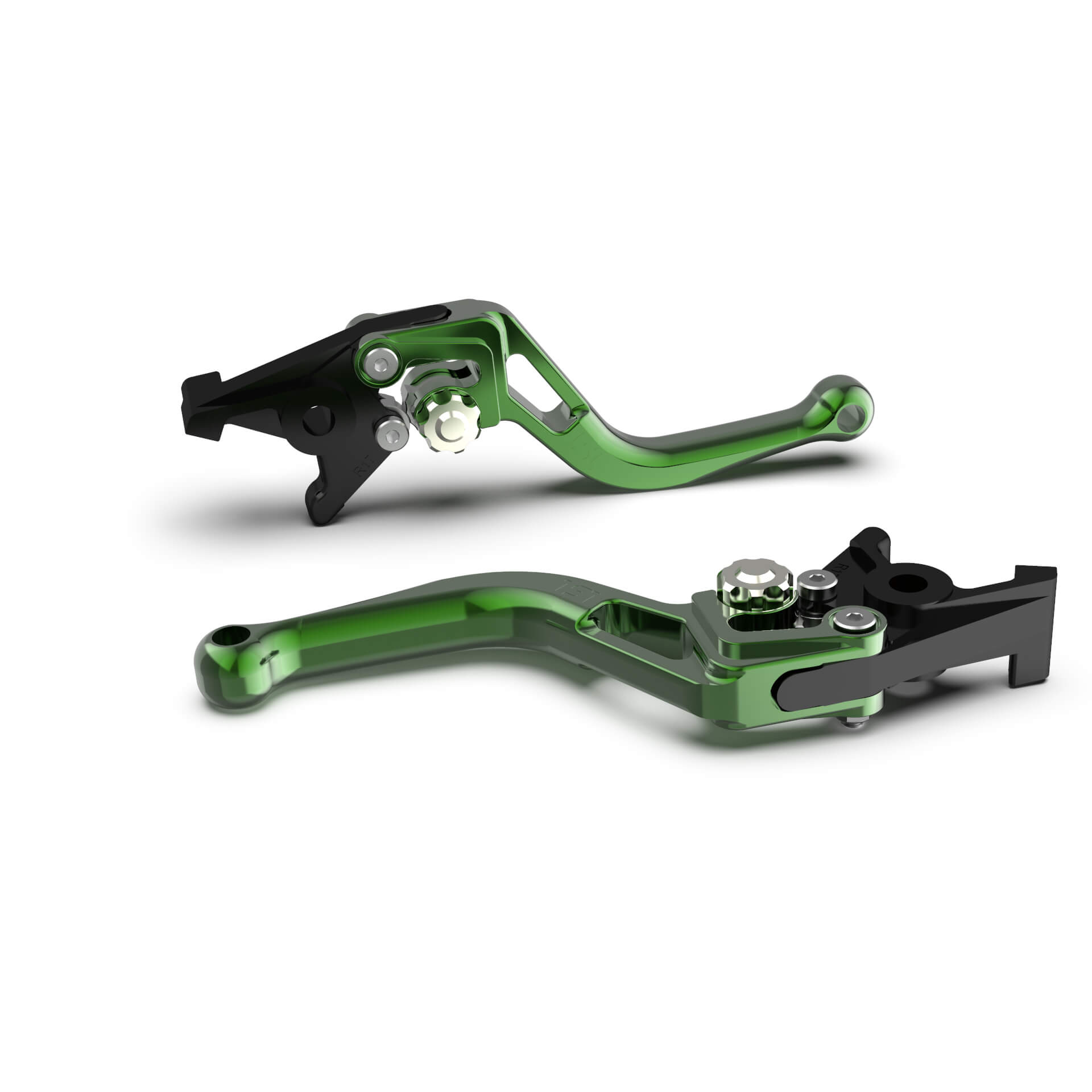 LSL clutch lever BOW L57R, short, green/silver