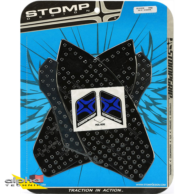 Stompgrip black, Volcano, for BMW HP4, 2013-2015, S1000RR, 2009-2014