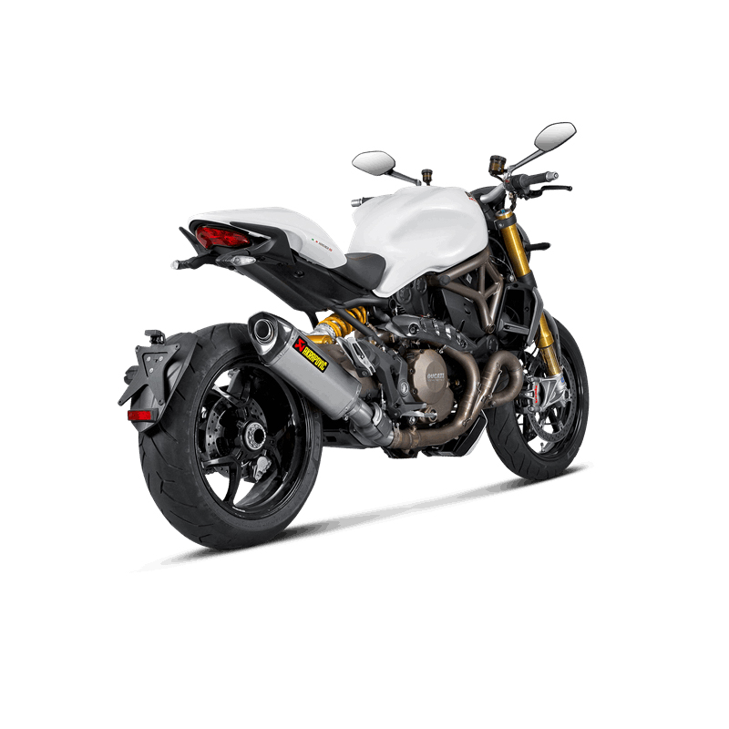 Akrapovic Link Pipe (Titanium) exhaust system for Ducati Monster 1200 R year 2017-2018