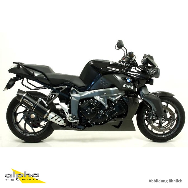 ARROW RACE TECH Exhaust for BMW K1300R / K1300S 2009-13 in black aluminium