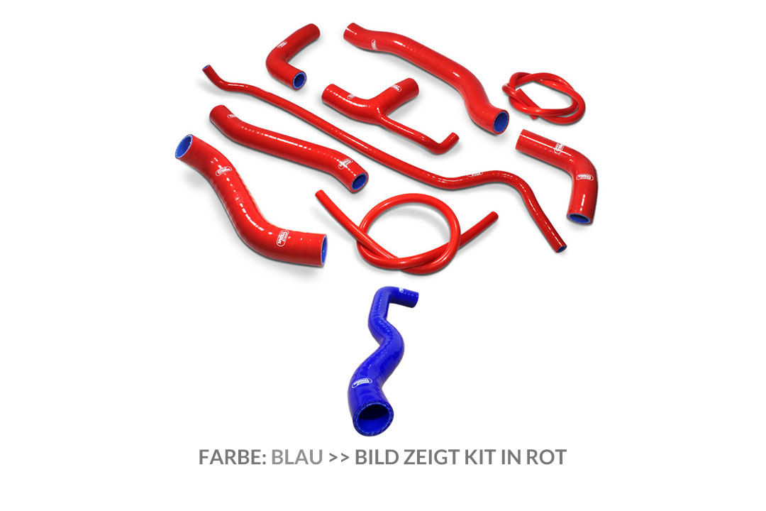 SAMCO SPORT Silicone Hose Kit blue for Ducati Monster 821 EURO 4 Monster 1200S R EURO 4 Model Year 2017-2020