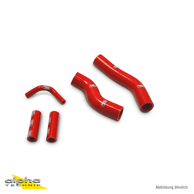 SAMCO SPORT Silicone Hose Kit, Red, for Husqvarna Nuda 900R Model Year 2011-2014