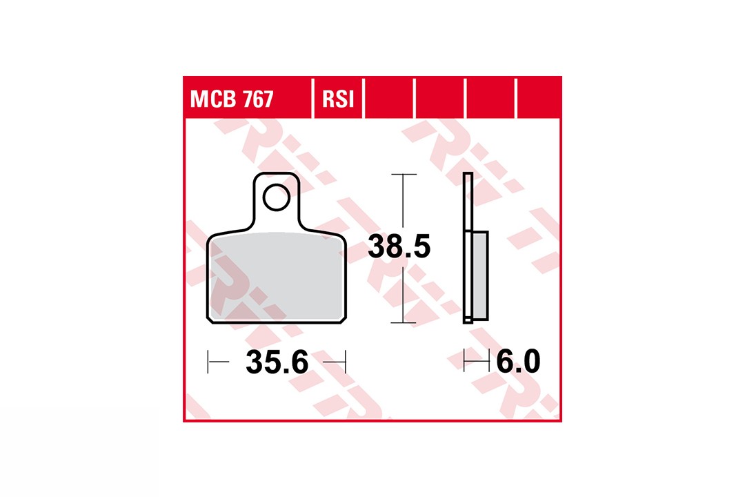 TRW brake pad set Sintered Off-road MCB767RSI