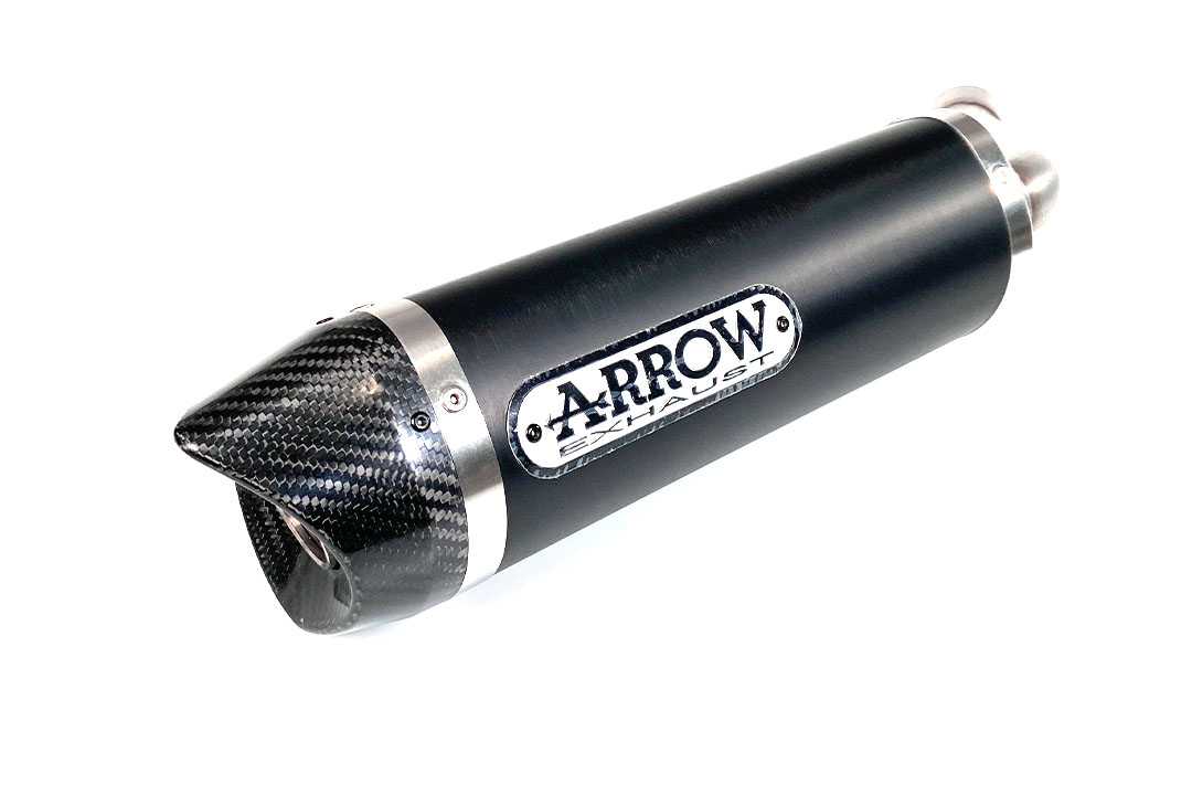 ARROW DARK THUNDER Black Aluminium End Silencer for Honda CB600F 2007-2013