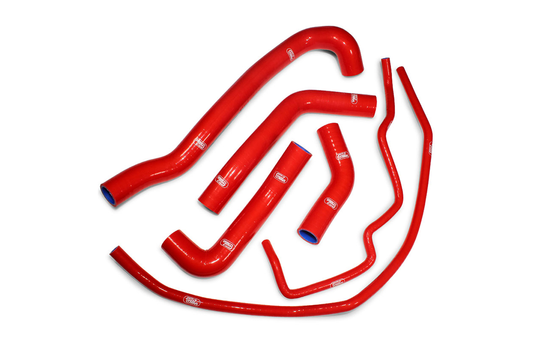 SAMCO SPORT Silicone Hose Kit, Red for Triumph Daytona 675(R) Model Year 2013-2017