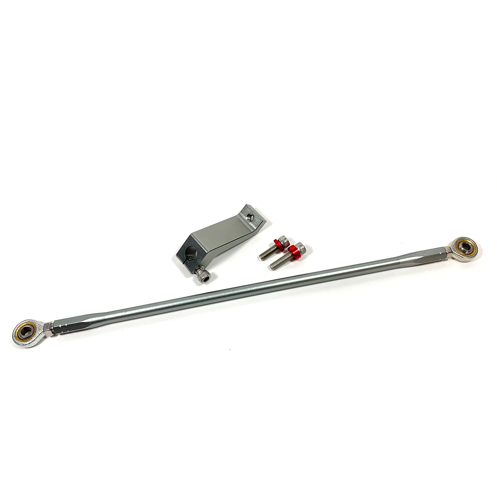 >TRACK< Rearset System, titanium coloured, Yamaha FZ1 (Fazer) 2006-2015 / FZ8 (Fazer) 2010-2013 ABE