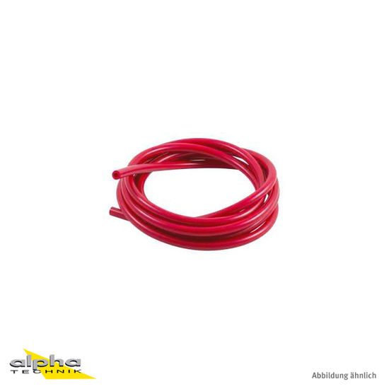 SAMCO SPORT Silicone Vacuum Hose Red, Inner Diameter 6.3 mm, Length 3m