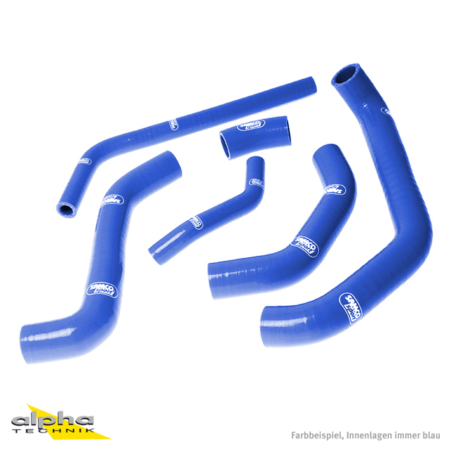 SAMCO SPORT Silicone Hose Kit Blue for Kawasaki ZX10R Model Year 2011-2015
