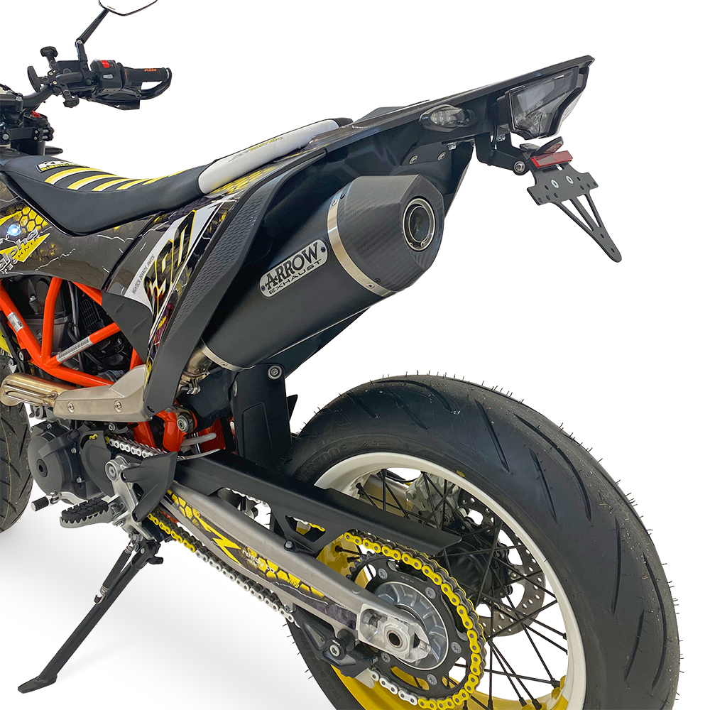 alpha Technik Number Plate Holder for KTM 690SMC R; Type KTM690LC4; Model Year 2019-