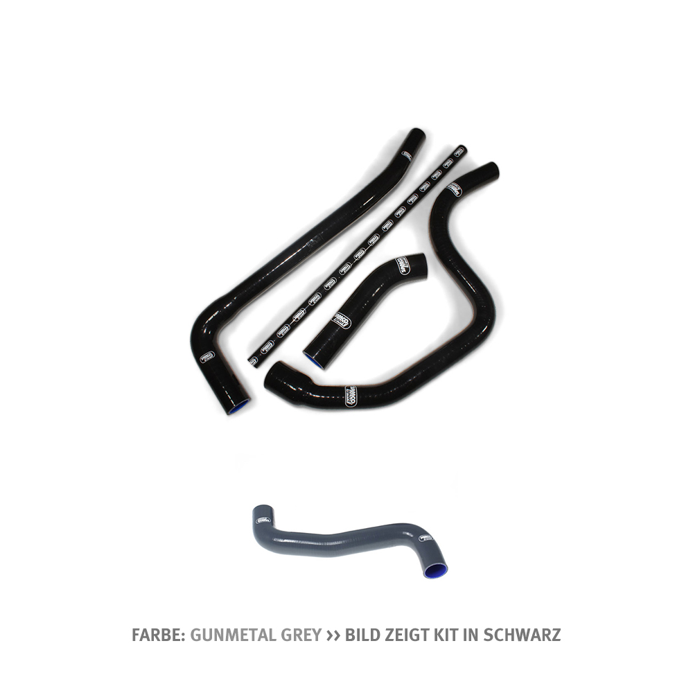 SAMCO SPORT Silicone Hose Kit, Gunmetal Grey, for Triumph Daytona 955i Speed Triple 1050i Model Year 2005-2010