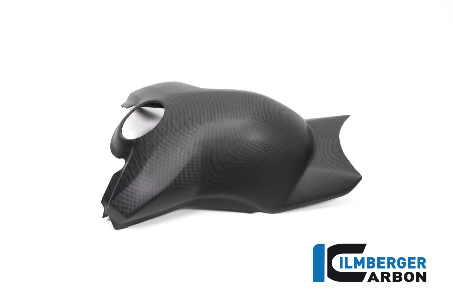 Ilmberger Carbon fuel tank fairing with crash pads, matte, Ducati Panigale V4, V4S, V4R 2019-