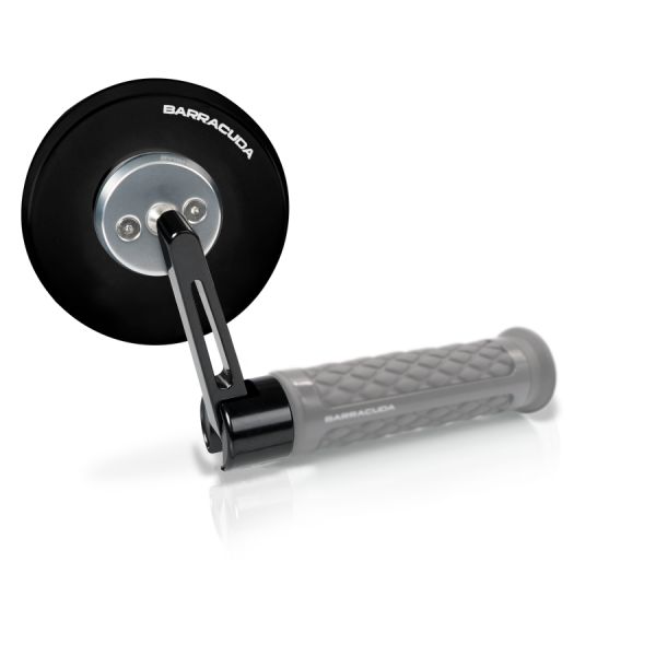 Barracuda SKIN-S BAR END B-LUX Mirror, Black/Silver