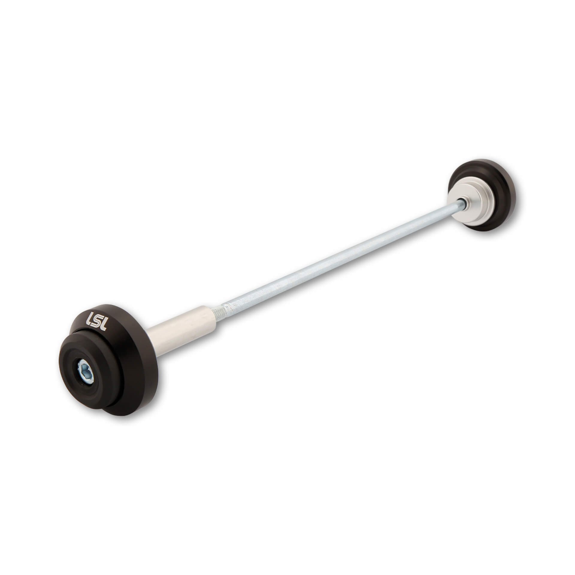LSL Axle Balls Gonia, for Yamaha R9, matt black, front wheel axle