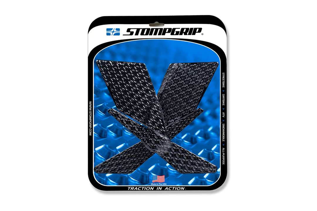 Stompgrip black, Icon, for Kawasaki KLX250, 2009-2020, KLX300, 2021-2025