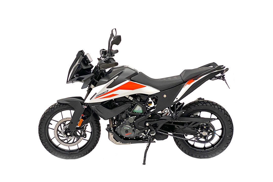 alpha Technik Number Plate Holder for KTM 390 Adventure from Model Year 2020, Type: KTM Is Adventure