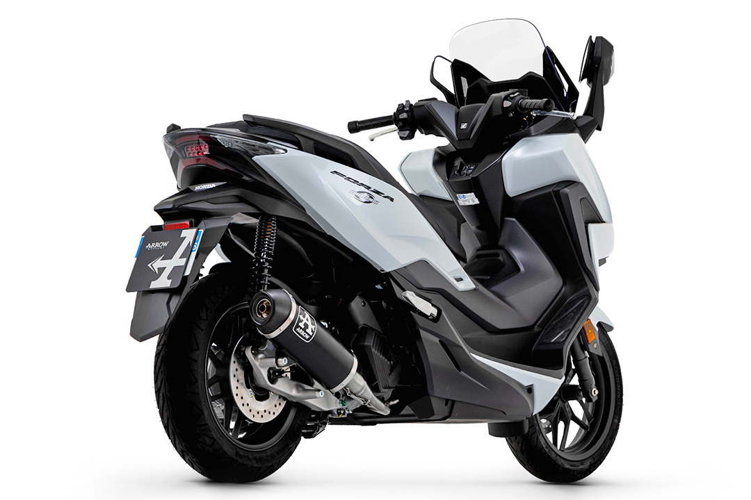 ARROW DARK URBAN Exhaust for Honda Forza 125 from model year 2021-