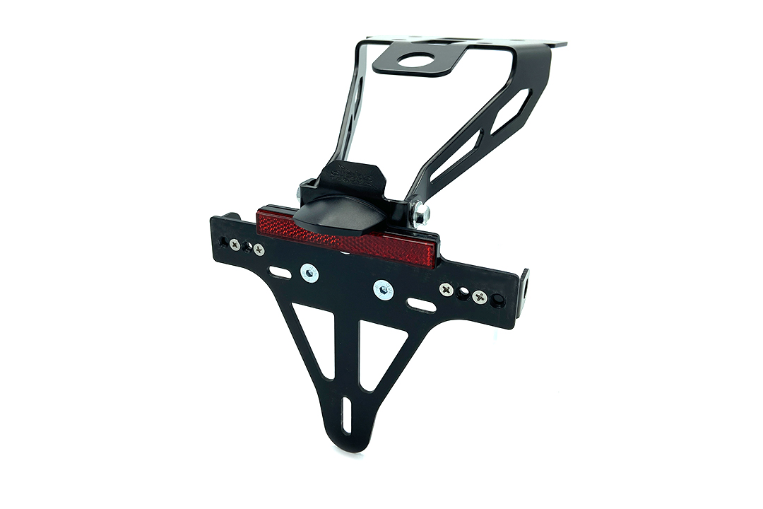 alpha Technik Number Plate Holder for Suzuki GSX-S1000GT and GSX-S1000GX, Type WEK0 / WEK3, Model Year 2021-