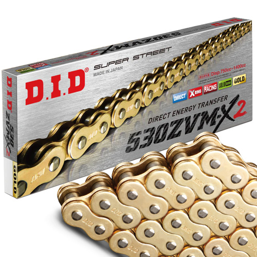 chain DID 530 ZVM-X2 gold G&G
