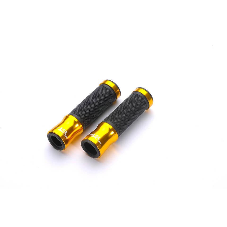 LSL handlebar grip rubber, 7/8 inch (22.2 mm), 125 mm, gold