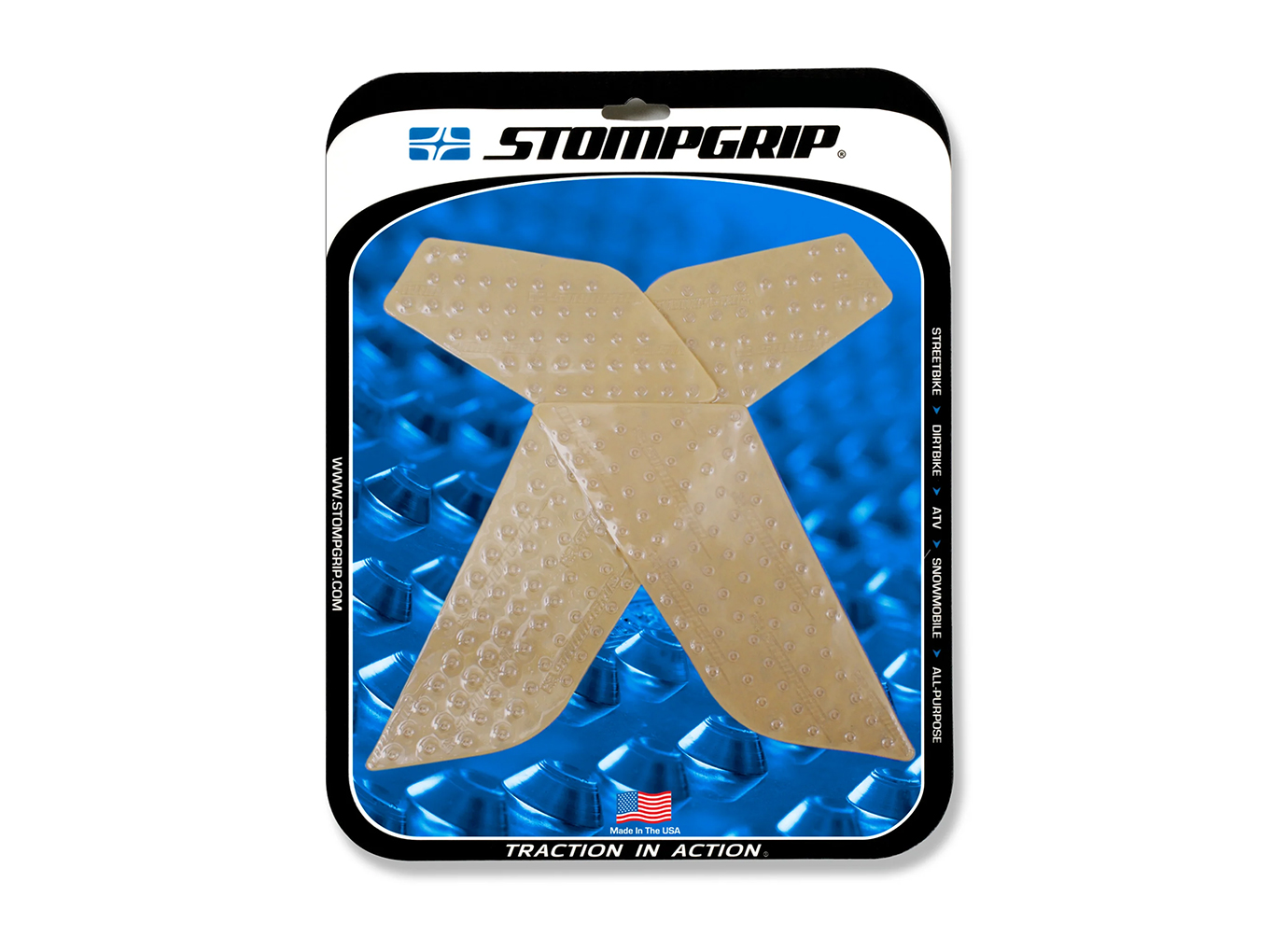 Stompgrip clear, Volcano, for Ducati Multistrada 950/1200/1260