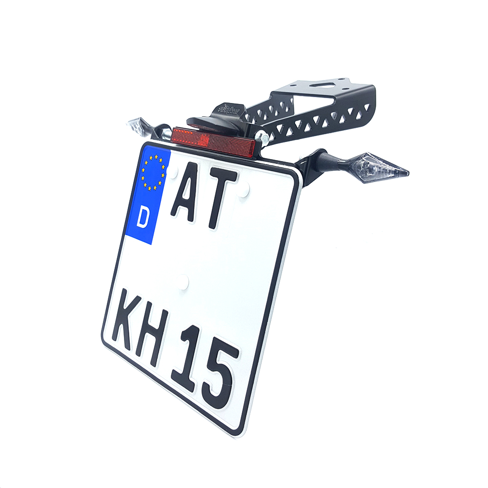 alpha Technik Number Plate Holder for Suzuki GSX-S1000S Katana; TYPE WDG0; Model Year 2019-