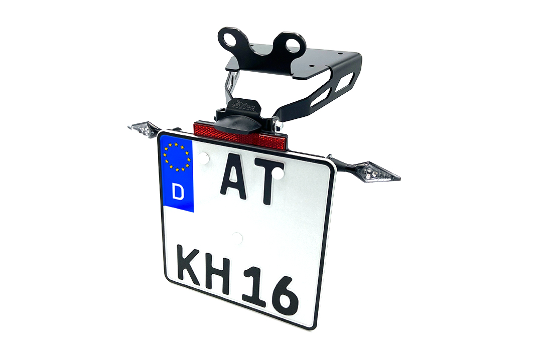 alpha Technik number plate holder for Honda NT1100, Type SC84, model year 2022-