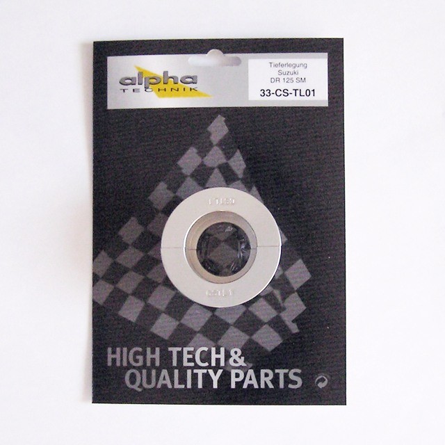 alpha Technik Lowering Kit 45mm Suzuki DR125SM, Type CS; Model Year 2008-