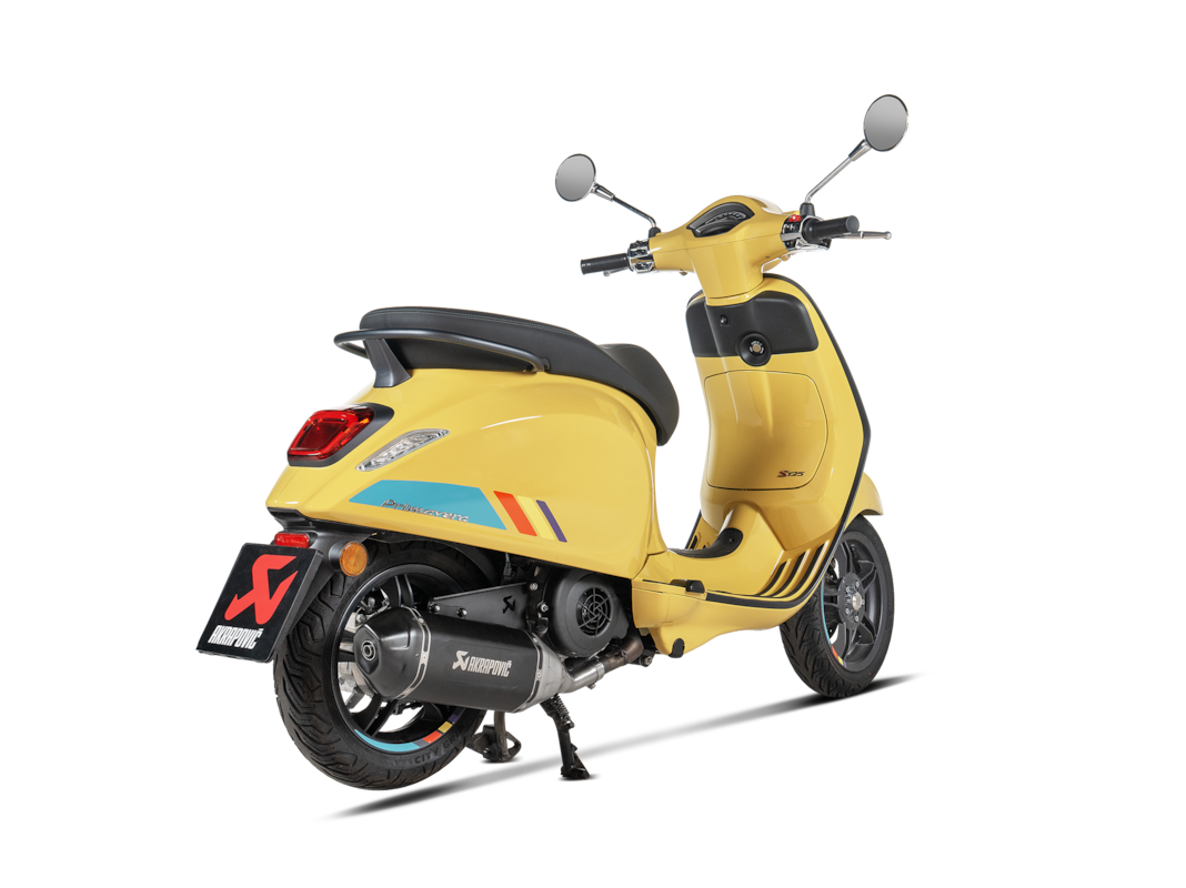 Akrapovic Slip-On Line (SS) Exhaust for Vespa Primavera 125, S, Touring, 2025- (Euro 5+)