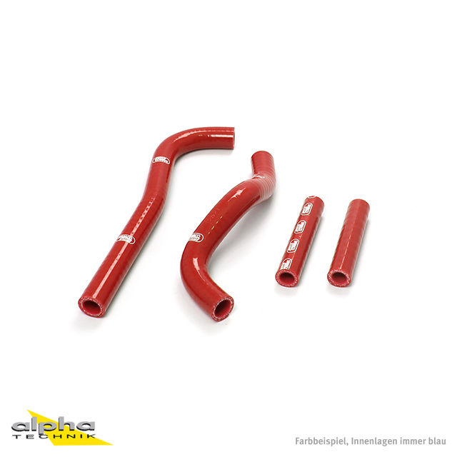 SAMCO SPORT Silicone Hose Kit red for Honda CRF150R model year 2007-2023