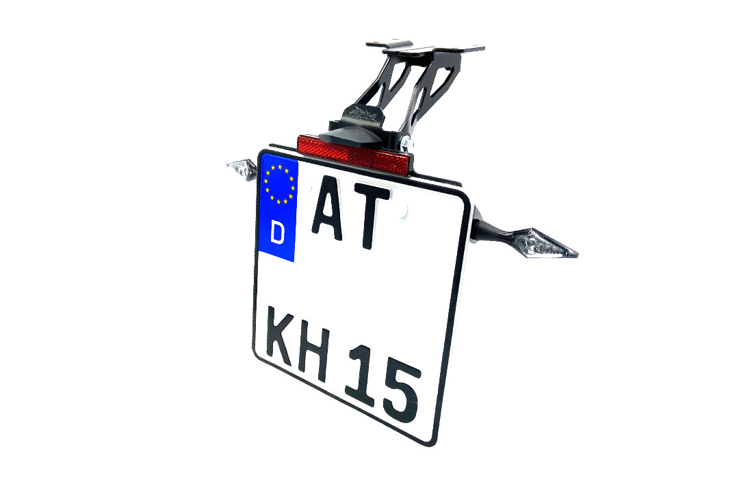 alpha Technik Number Plate Holder for Yamaha R7 from Model Year 2022-, Type RM39 / RM40