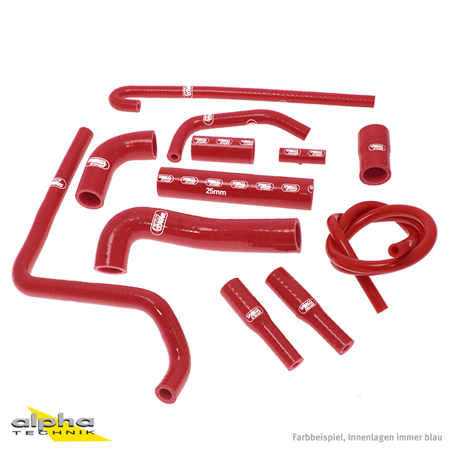 SAMCO SPORT Silicone Hose Kit Red for MV Agusta F4 1000 Model Year 2001-2009