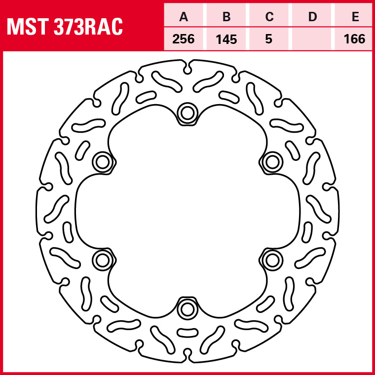 TRW brake disc Sportive Fixed MST373RAC
