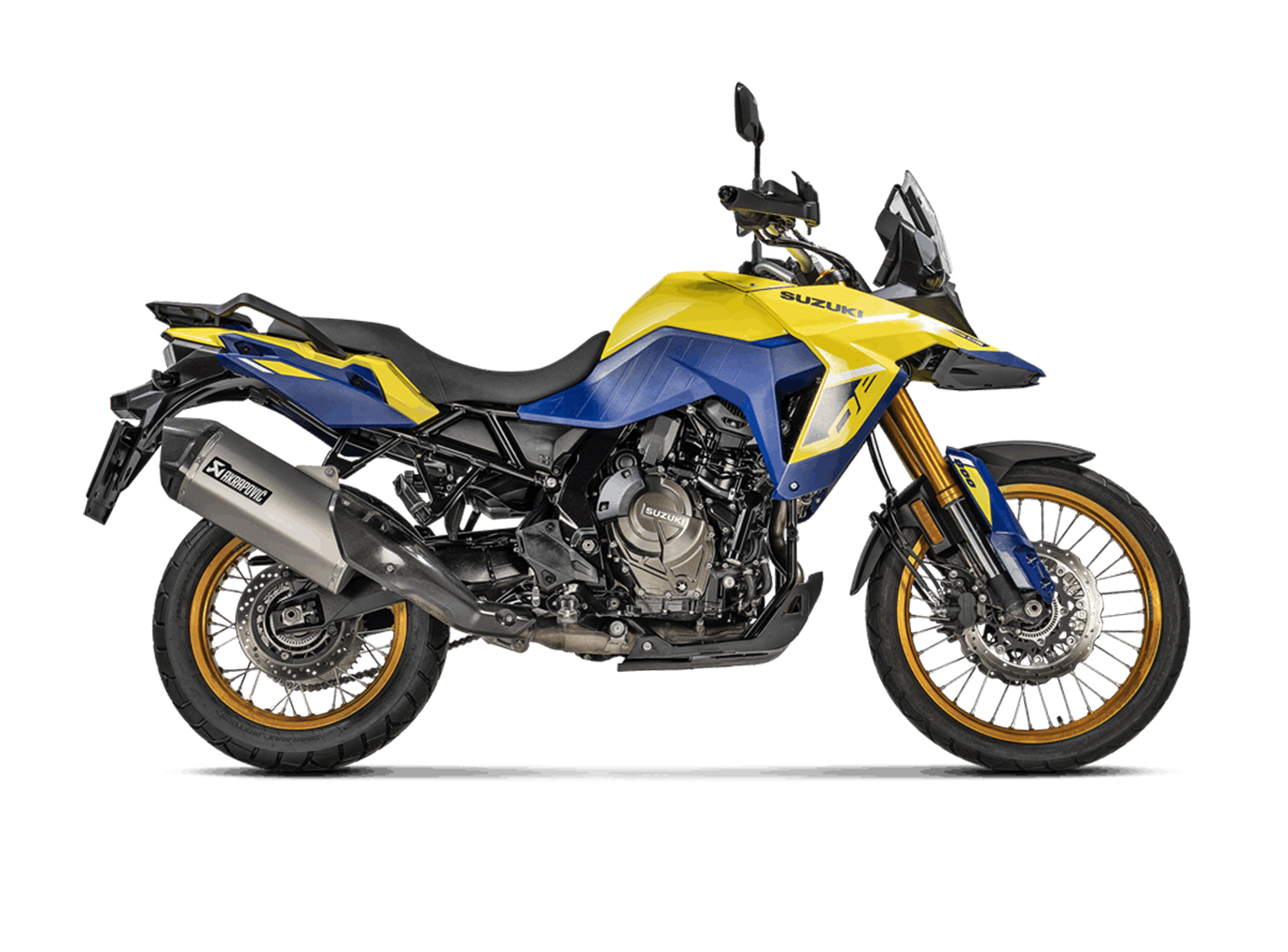 Akrapovic Slip-On Line (Titanium) Exhaust for Suzuki V-Strom 800 Model Year 2022-2025