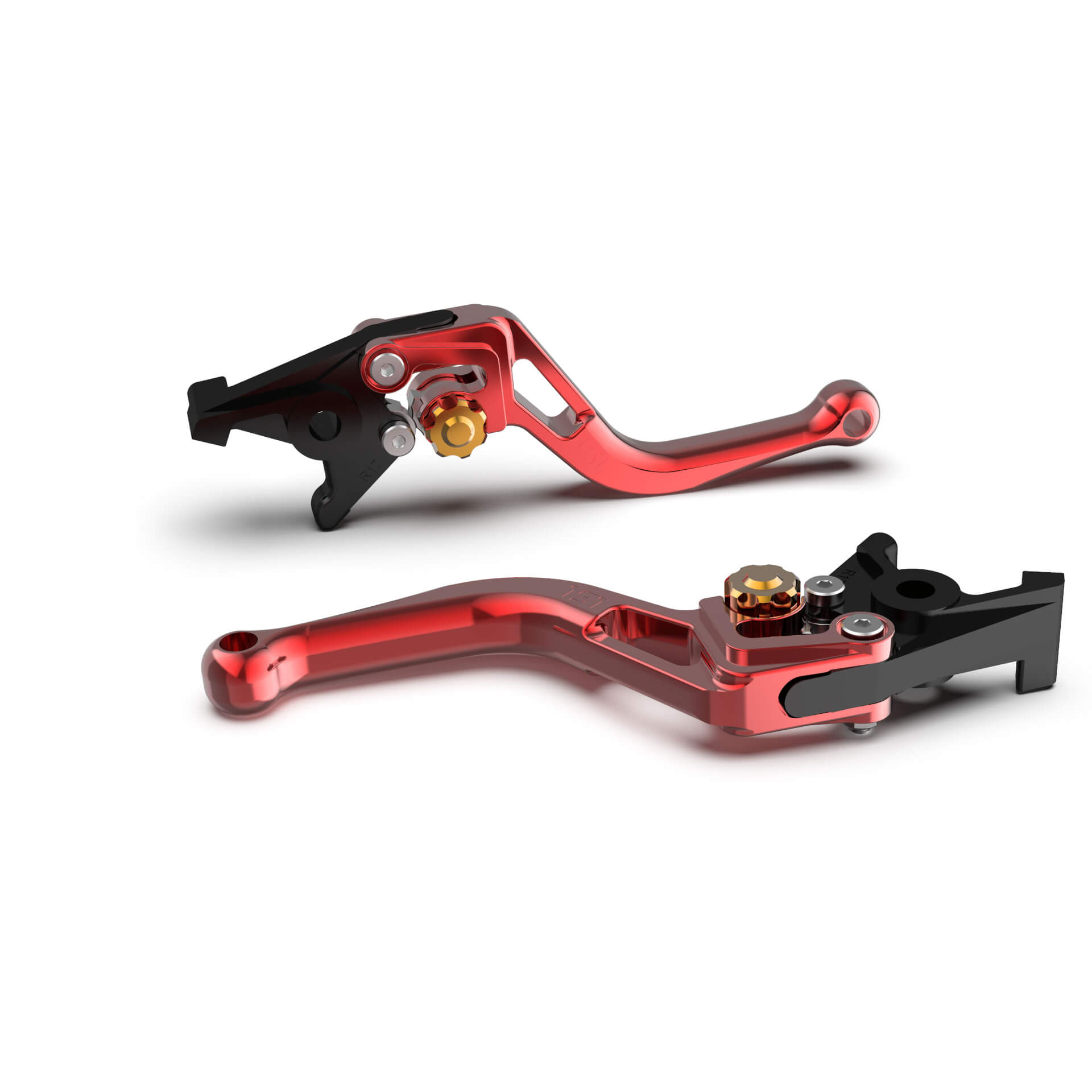 LSL BOW R19R Brake Lever, short, red/gold