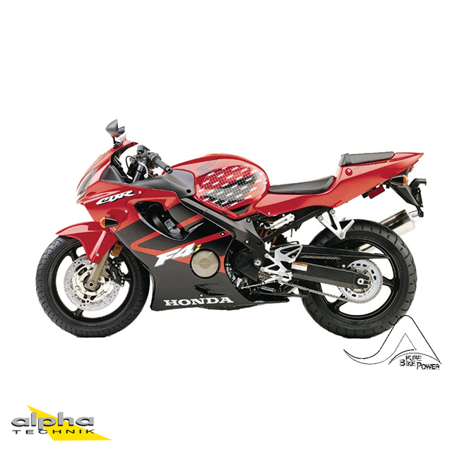 Stompgrip clear, Volcano, for Honda CBR600F, 2000- and VFR800, 2002-2013