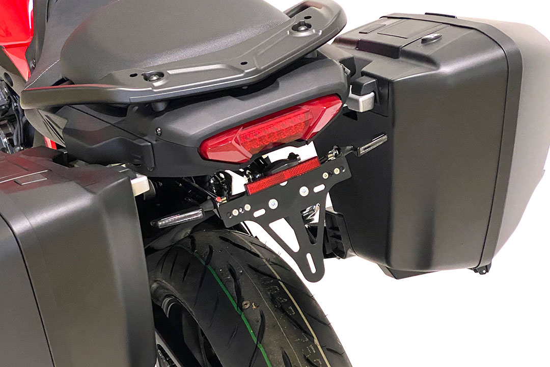 alpha Technik Licence Plate Holder for Yamaha Tracer 9 / GT / Y-AMT / GT Y-AMT, from model year 2021-, Type RN70 / RN99 / RNA1