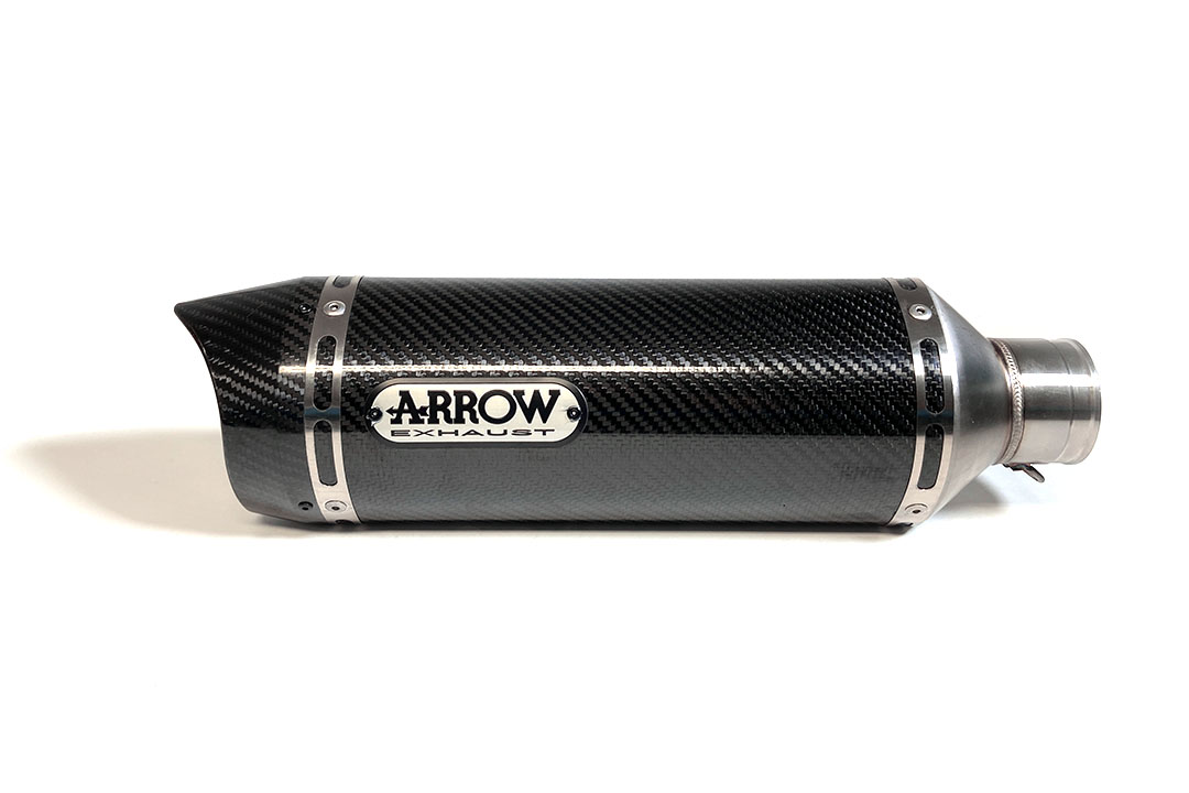 ARROW THUNDER Exhaust for Yamaha MT07 / Tracer 700 2014-2020, Carbon (Only with ARROW Header)