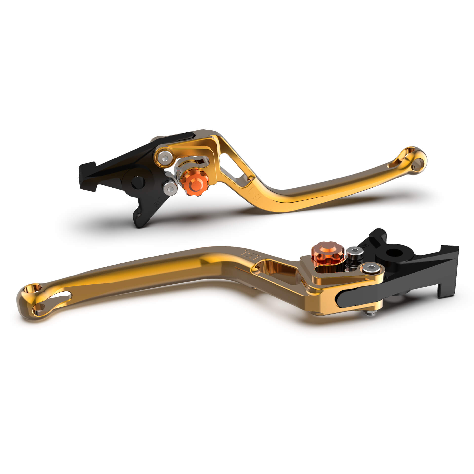 LSL clutch lever BOW L71R, gold/orange
