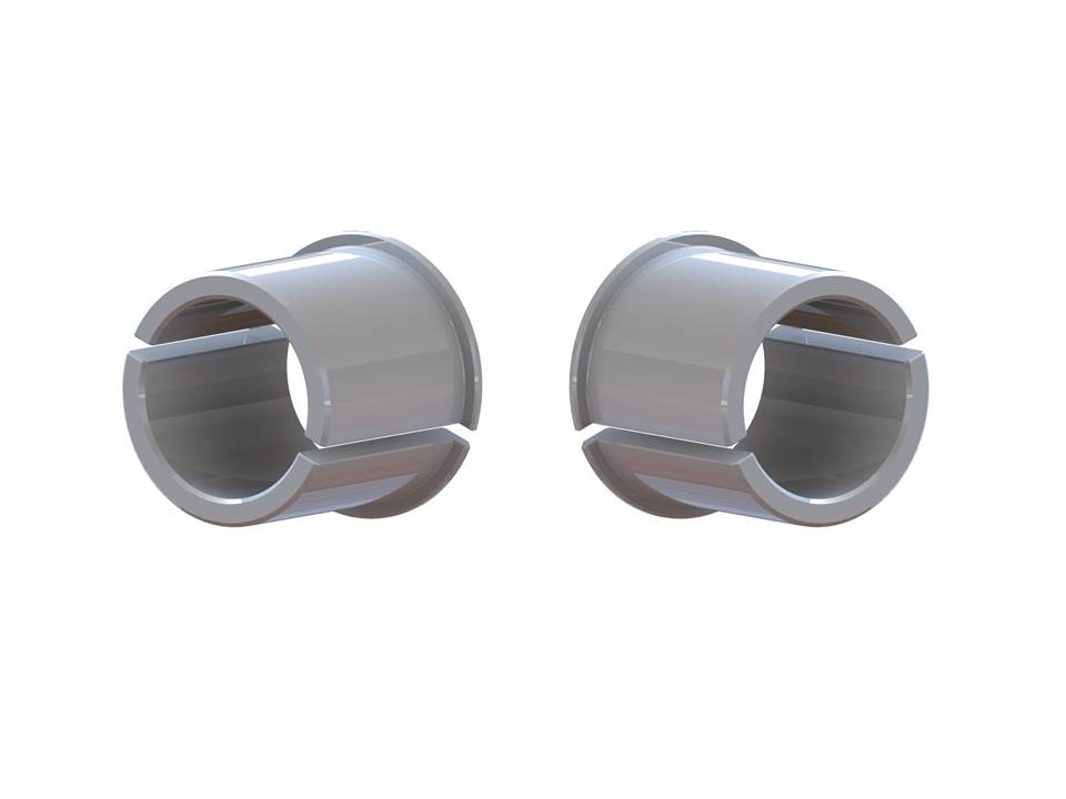 GILLES 2DGT adjustable handlebar clamps black