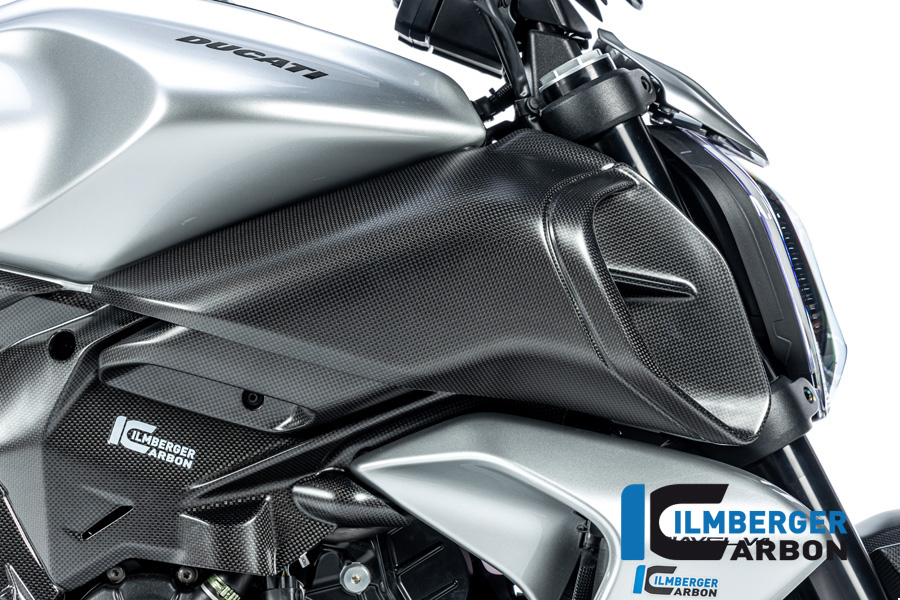 Ilmberger Carbon Air Duct Inlet Trim right side R/S, matte, Ducati Diavel V4, 2023-