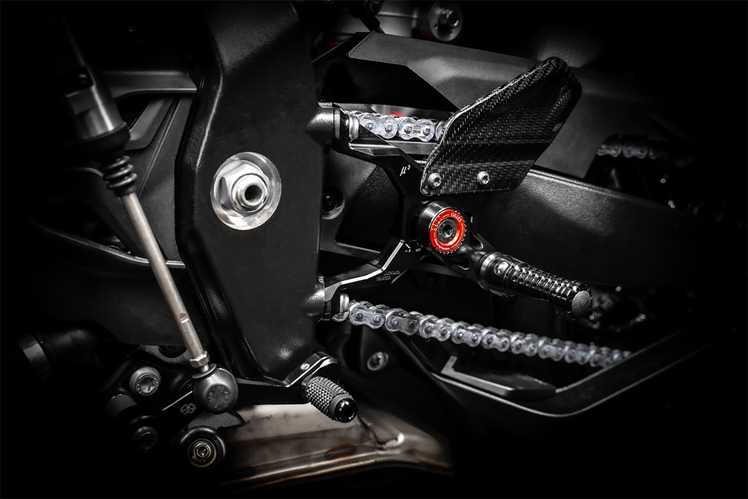 GILLES MUE2 footrest System with ABE for BMW S1000R 2R99 Model Year 2021-