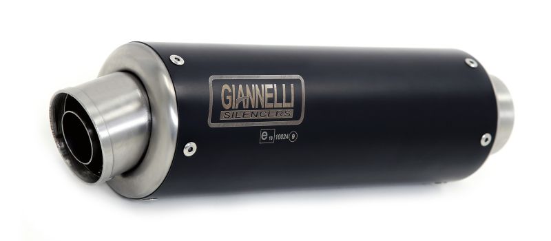 GIANNELLI X-PRO BLACK Exhaust for Suzuki GSR750 2011-16 / GSX-S750 2017-18, Black Stainless Steel