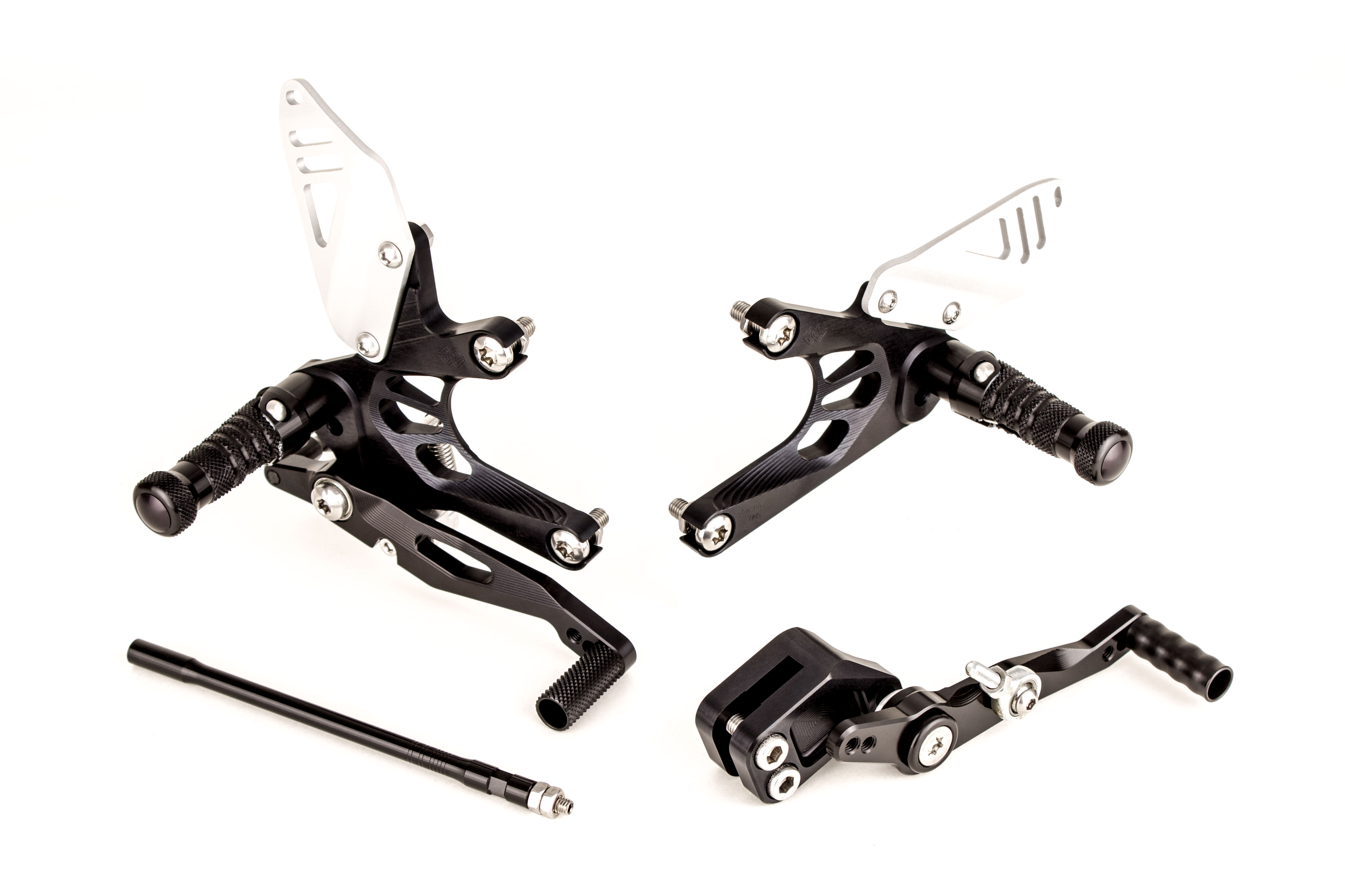 GILLES FXR footrestenanlage for Honda CBR500R PC44 black