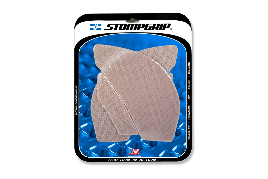 Stompgrip Traction Pads clear, for Kawasaki ZX6R Ninja, 2009-2025