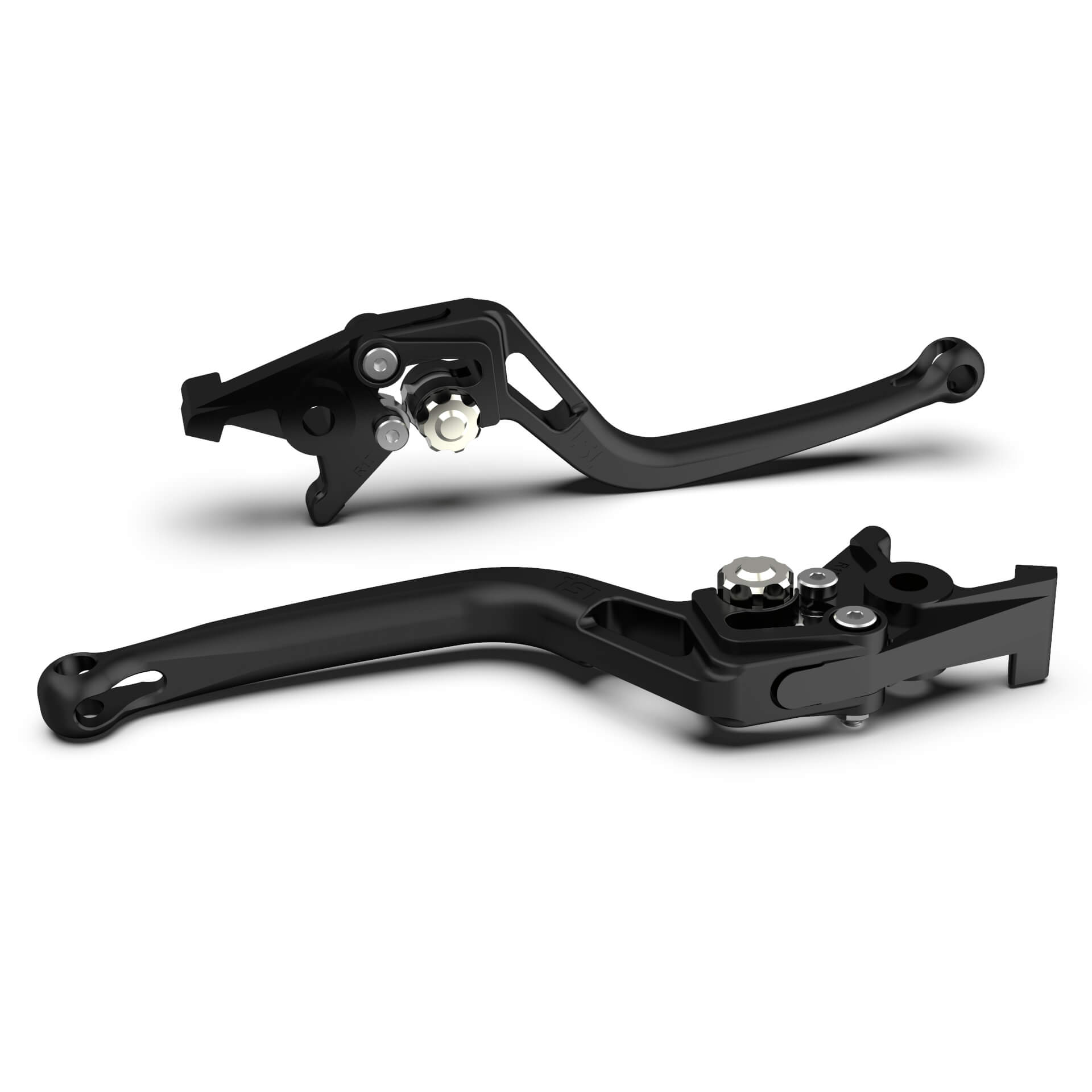 LSL BOW R12 Brake Lever, Black Bead-Blasted/Silver