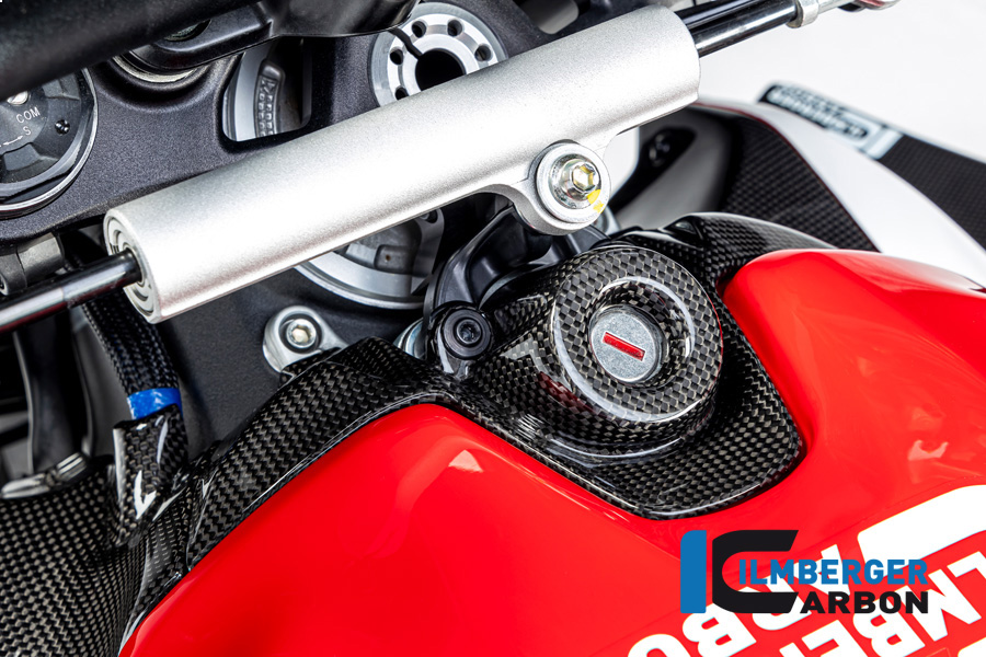 Ilmberger Carbon Ignition Lock Cover, glossy, Ducati Streetfighter V2, 2022-